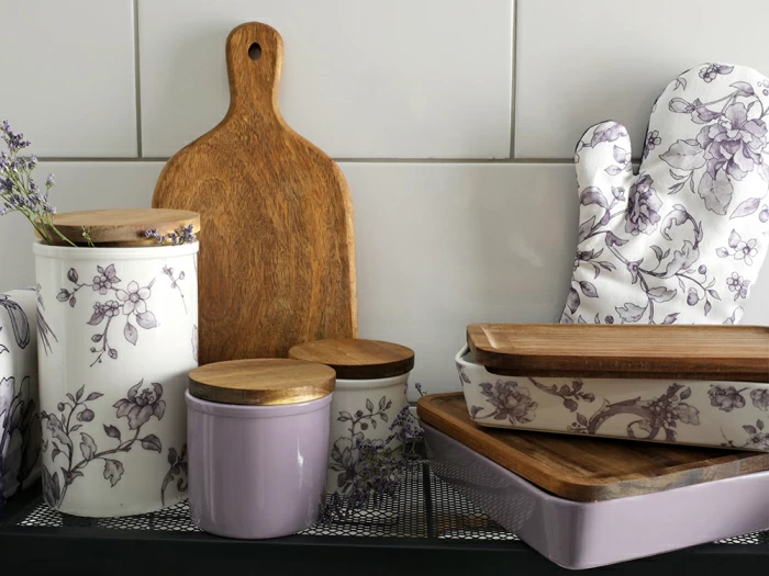 Набор для запекания (2 предмета) форма Стандартная, рисунок Monplaisir Violet, арт 42.00059.00.1, 