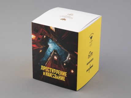 Бокал в подарочной упаковке, форма Вариации, рисунок "Преступление и наказание", арт 81.33680.00.1, 