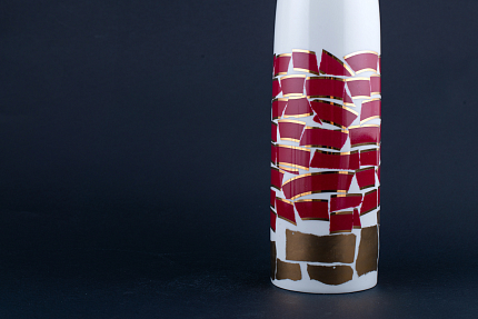 Ваза Пурпур на форме Бутыль, арт 60.15813.00.1