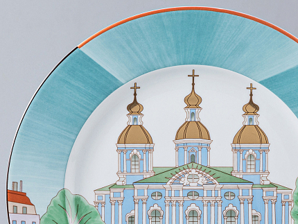 Подарочный набор 265 мм форма Mazarin рисунок Собор Николы Морского арт. 81.24369.00.1