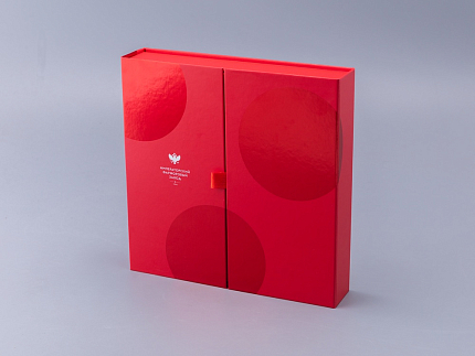 Елочные игрушки 5шт в подарочной упаковке, рисунок Гранд цирк, арт 81.34385.00.1