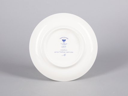 Чашка с блюдцем чайная 335 мл форма Ландыш рисунок Шубка арт. 81.30681.00.1, 