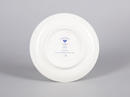 Чашка с блюдцем чайная 335 мл форма Ландыш рисунок Шубка арт. 81.30681.00.1