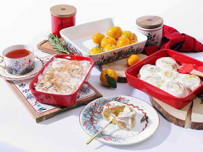 Салатник большой с деревянной крышкой (квадратный 240x240мм) форма Стандартная рисунок Календа арт. 42.00044.00.1, 