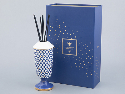 Подарочный Набор Аромадиффузор Индиго 1 аромат Ваниль Пачули арт. 81.32066.00.1