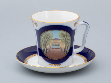 Бокал с блюдцем форма Ленинградский рисунок Летний сад Петра I арт. 81.31479.00.1, 