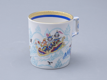 Сервиз чайный форма Гербовая рисунок Зимние забавы, 4 персоны 10 предметов арт. 81.20899.00.1