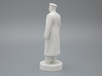 Скульптура Генералиссимус Сталин И.В., в подарочной упаковке, Белый бисквит, арт. 81.33452.00.1