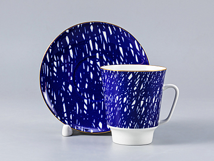 Чашка с блюдцем 165 мл форма Майская рисунок Cool, арт. 81.27801.00.1