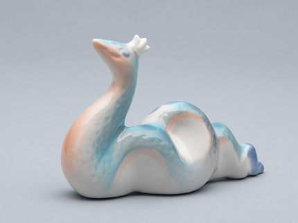 Скульптура форма Королева змей Голубая, арт 82.74496.00.1