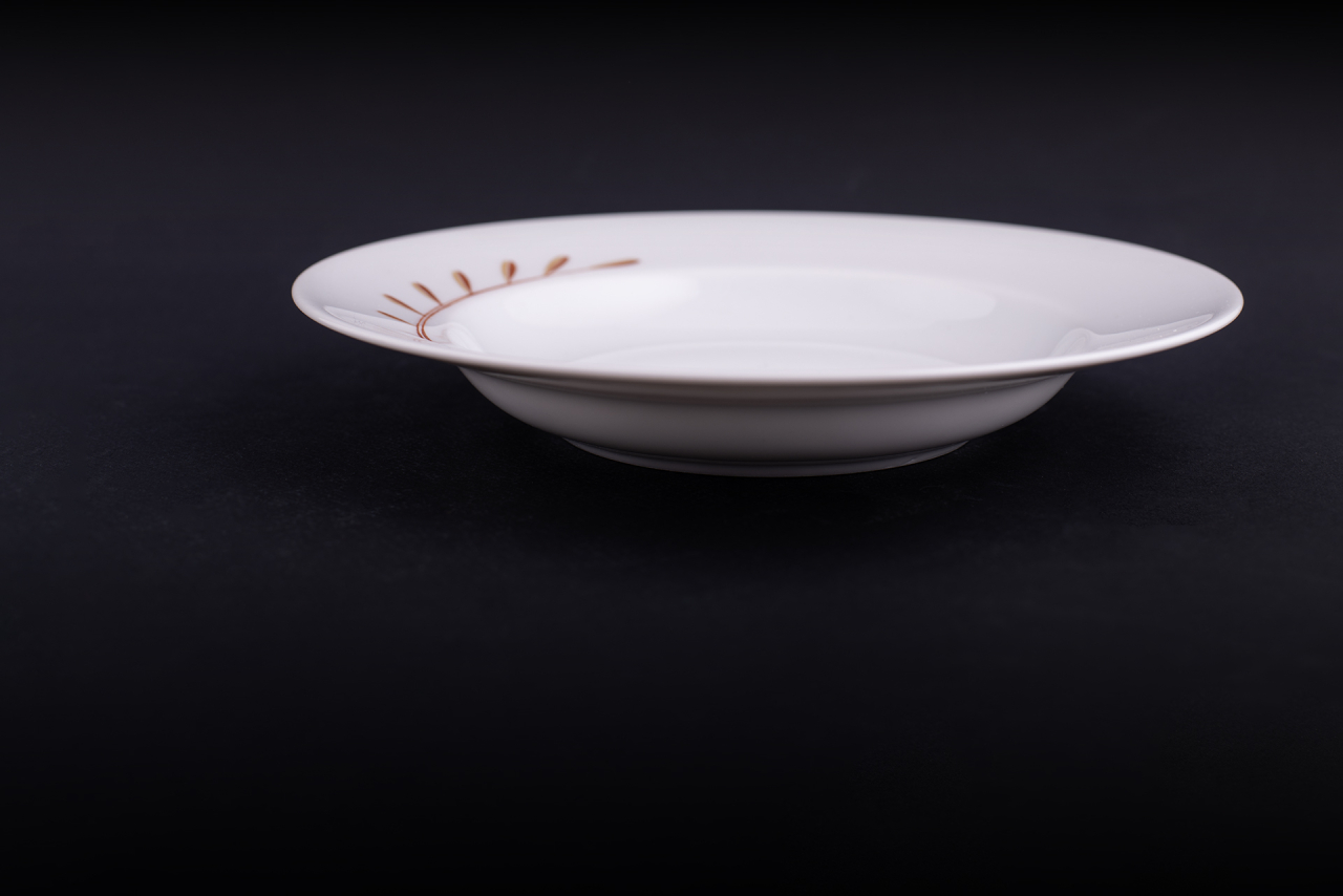 Тарелка глубокая 225 мм Сентябрь на форме Европейская, арт 70.02000.00.1, 