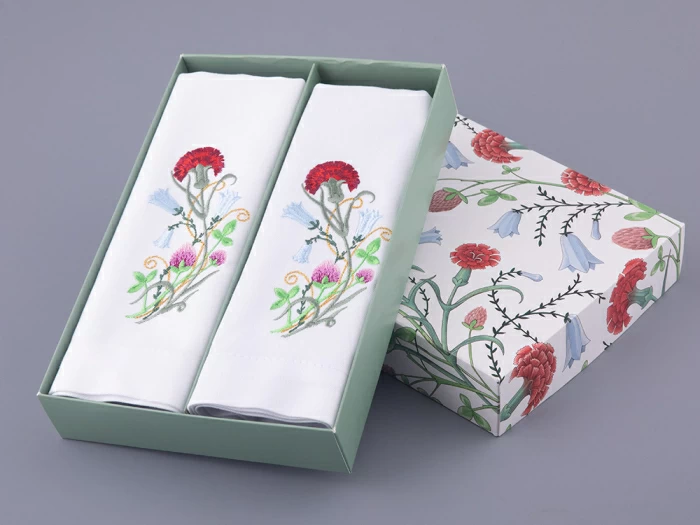 Набор салфеток 45х45 сервировочных с вышивкой Сад Алисы арт 41.00308.01, 