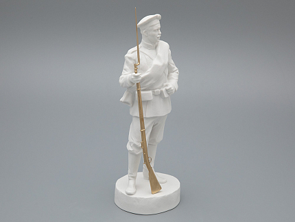 Скульптура Рядовой эпохи Александра III, в подарочной упаковке, рисунок Белый бисквит, арт 81.33430.00.1