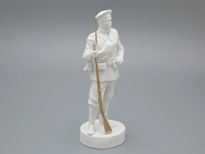 Скульптура Рядовой эпохи Александра III, в подарочной упаковке, рисунок Белый бисквит, арт 81.33430.00.1, 