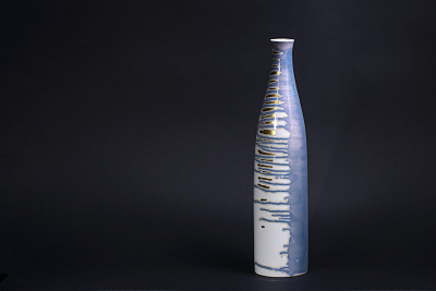 Ваза Таяние на форме Бутыль арт 60.14105.00.1