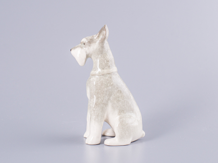 Скульптура Цвергшнауцер сидящий Нора арт. 82.82962.00.1, 