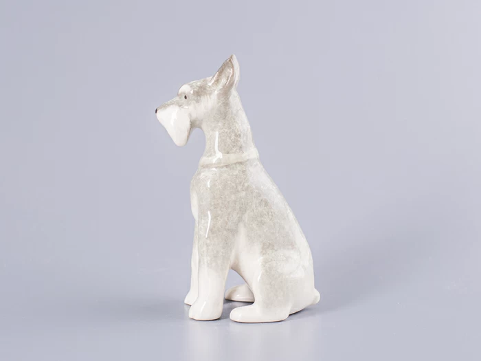 Скульптура Цвергшнауцер сидящий Нора арт. 82.82962.00.1, 