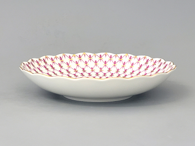 Сухарница, 215 мм, форма Тюльпан, рисунок Сетка-Блюз, арт. 80.50253.00.1