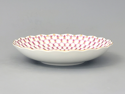 Сухарница, 215 мм, форма Тюльпан, рисунок Сетка-Блюз, арт. 80.50253.00.1