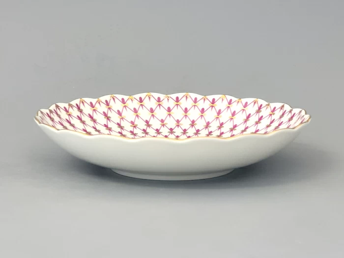 Сухарница, 215 мм, форма Тюльпан, рисунок Сетка-Блюз, арт. 80.50253.00.1, 