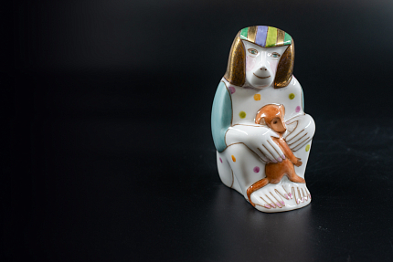 Скульптура Павиан с детенышем, рисунок Вместе с мамой, арт 62.09272.00.1