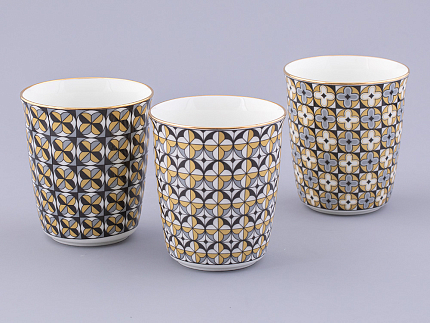 Подарочный набор стаканов форма Цилиндрический, рисунок Elegant Clever, арт. 81.31694.00.1