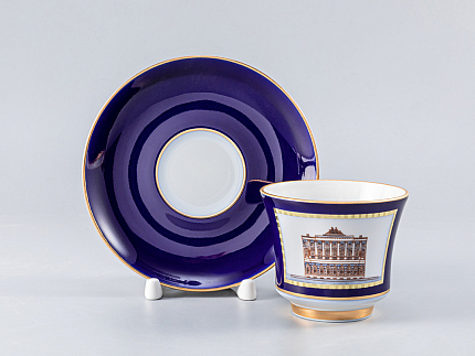 Сервиз чайный форма Банкетная рисунок Классика Петербурга-2 52%, 6 персон 20 предметов арт. 81.25120.00.1