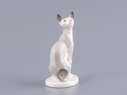 Скульптура Кошка-сфинкс серый арт. 82.69691.00.1