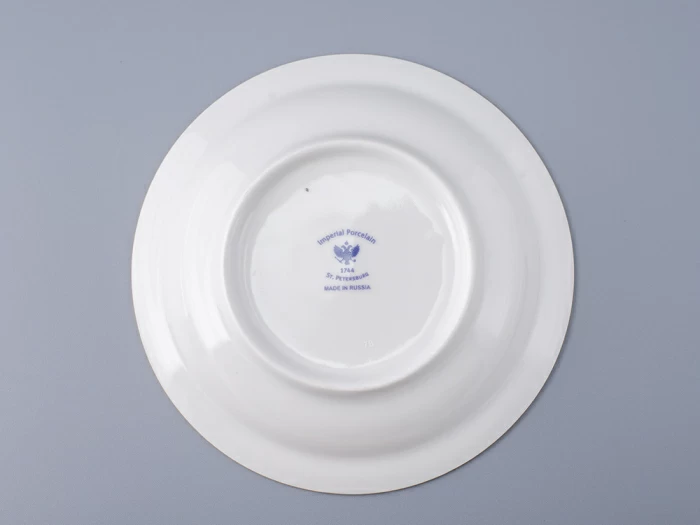 Чашка с блюдцем для бульона Молодежная Сетка-Блюз 2 арт. 81.26642.00.1, 