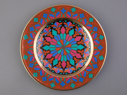 Тарелка декоративная 270 мм Европейская, в подарочной упаковке, рисунок Готическая 6 арт. 81.25627.00.1