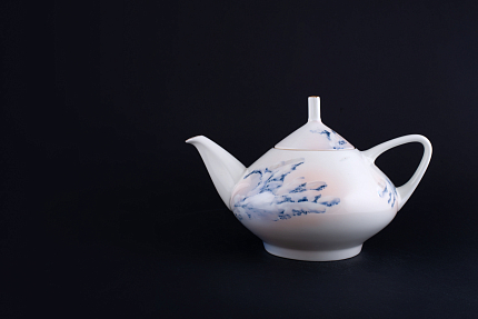 Чайник заварочный Морозное утро на форме Купольная, арт 40.03512.00.1