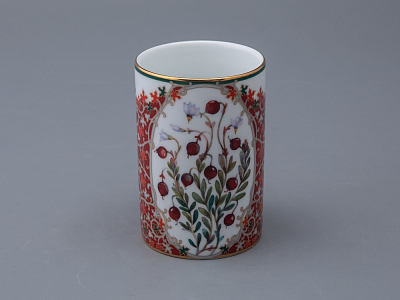 Бокал 400 мл в подарочной упаковке, форма Соло, рисунок Клюква заповедная, арт. 81.34281.00.1