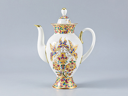 Сервиз кофейный, форма Классическая-2, рисунок Золотые бабочки, 6 персон 20 предметов  арт. 81.13777.00.1