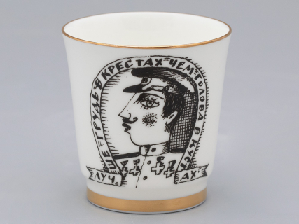 Подарочный набор стопок форма Сувенирная 1, рисунок Русская культура, арт. 81.31748.00.1, 