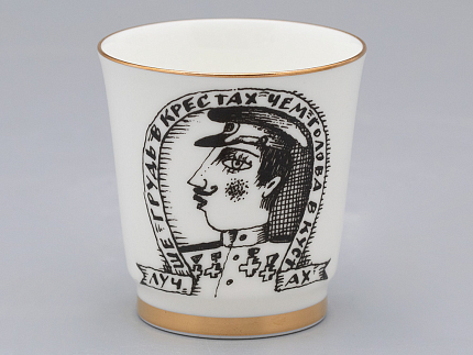 Подарочный набор стопок форма Сувенирная 1, рисунок Русская культура, арт. 81.31748.00.1