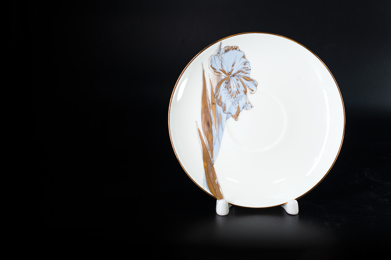 Чашка с блюдцем Любимые Цветы Модерна 5, на форме Весенняя, арт 61.21001.00.1, 