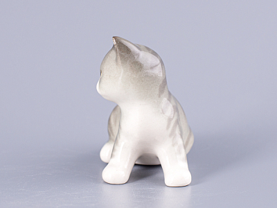 Скульптура Котенок Парамоша серый арт. 82.50636.00.1