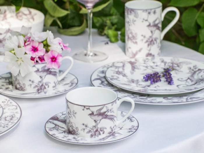 Чашка с блюдцем форма Соло рисунок Monplaisir Violet, арт. 81.29440.00.5, 