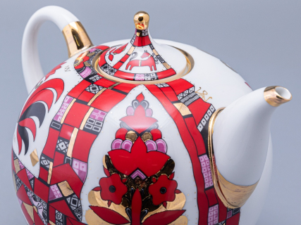 Комплект чайников Новгородский Красный конь арт. 81.10353.00.1, 