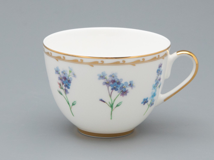 Чашка с блюдцем чайная форма Весенняя 2 рисунок Улыбка флоры 3, арт. 81.34137.00.1, 