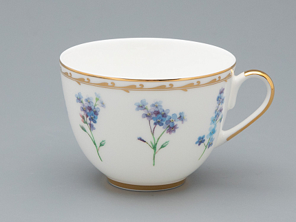 Чашка с блюдцем чайная форма Весенняя 2 рисунок Улыбка флоры 3, арт. 81.34137.00.1