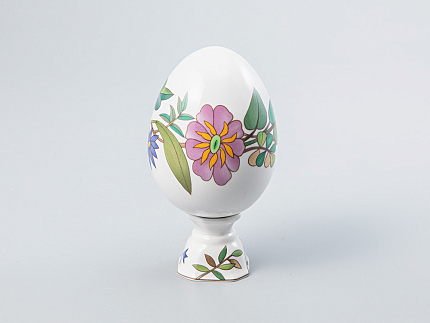 Яйцо пасхальное на подставке 132 мм рисунок Пестрый венок арт. 80.80976.00.1