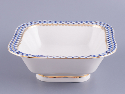 Салатник четырех порционный квадратный Молодежная Кобальтовая сетка арт. 80.06936.00.1