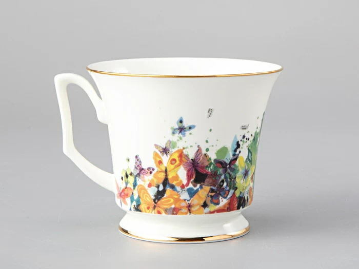 Чашка с блюдцем чайная форма Юлия рисунок Лето/Summer, арт. 81.29409.00.1, 