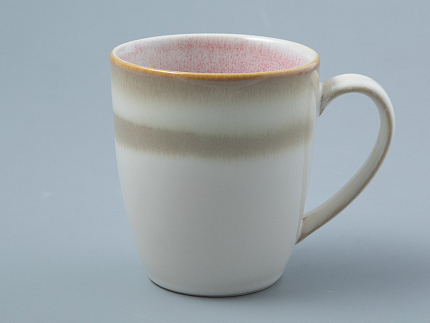 Кружка высокая 350 мл. Душевная кухня рисунок Розовый рай арт. 42.00057.00.1