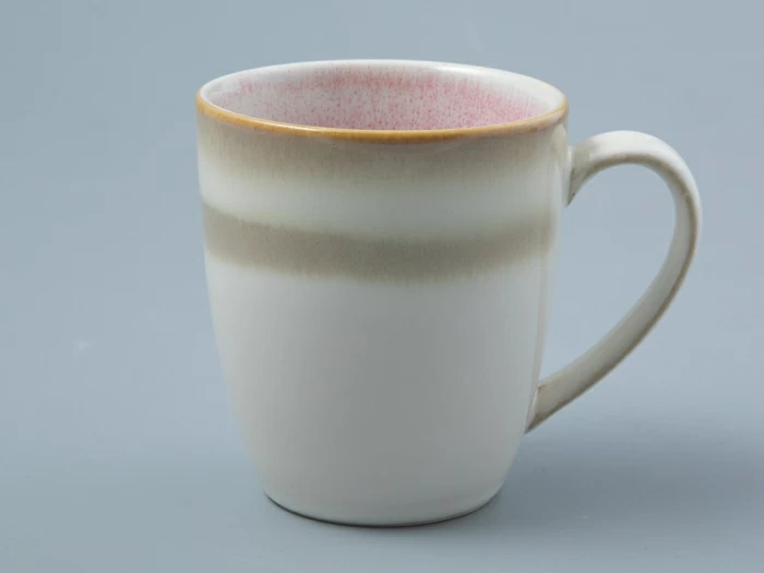 Кружка высокая 350 мл. Душевная кухня рисунок Розовый рай арт. 42.00057.00.1, 