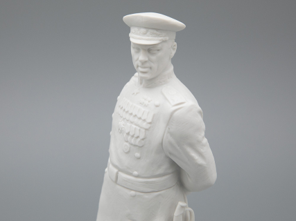 Скульптура Маршал Рокоссовский К.К., в подарочной упаковке, Белый бисквит, арт. 81.33455.00.1, 