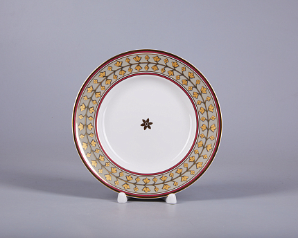 Тарелка 180 мм форма Гладкая рисунок Бельведер арт. 80.96723.00.1