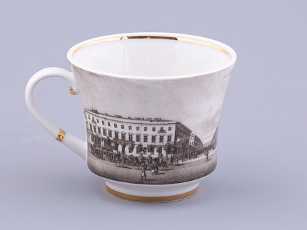 Чашка с блюдцем чайная, форма Банкетная, рисунок Великолепный Невский Малая Конюшенная, арт. 81.32686.00.1