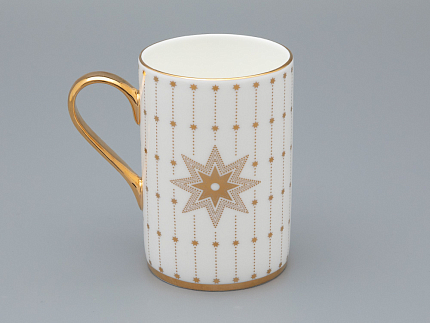 Бокал 400 мл форма Идиллия рисунок Азур золотой, артикул 80.49792.00.1